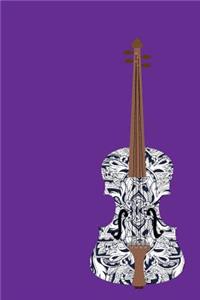 Music Violin - 2019 & 2020 Mid Year Academic Journal With Mind Maps, Budget Planner, Goal Setting & Inspirational Quotes