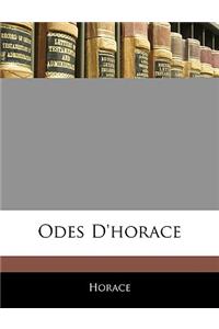 Odes D'horace (French Edition)