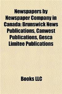Newspapers by Newspaper Company in Canada