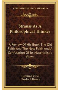 Strauss as a Philosophical Thinker
