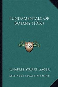 Fundamentals of Botany (1916)