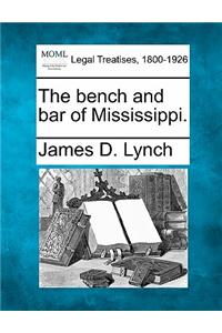 bench and bar of Mississippi.