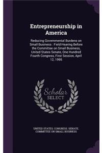 Entrepreneurship in America