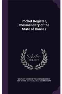 Pocket Register, Commandery of the State of Kansas