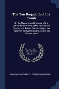 Ten Nequdoth of the Torah