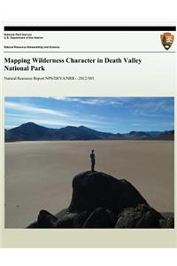 Mapping Wilderness Character in Death Valley National Park