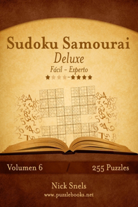 Sudoku Samurai Deluxe - De Fácil a Experto - Volumen 6 - 255 Puzzles