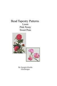 Bead Tapestry Patterns Loom pink peony sweet peas