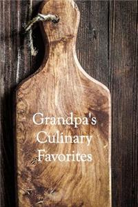 Grandpa's Culinary Favorites