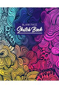 Blank Page Sketch Book