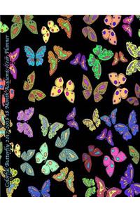Colorful Butterfly 2017-2018 18 Month Academic Year Planner