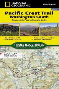 Pacific Crest Trail: Washington South Map [Snoqualmie Pass to Cascade Locks]