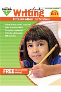 Everyday Writing Intervention Activities Grade 1 Book Teacher Resource