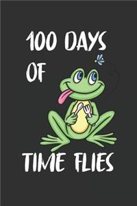 Frog Fly 100 Days Of School Shirt Teacher