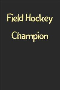 Field Hockey Champion