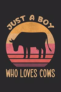 Just A Boy Who Loves Cows