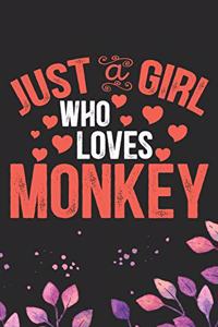 Just A Girl Who Loves Monkey