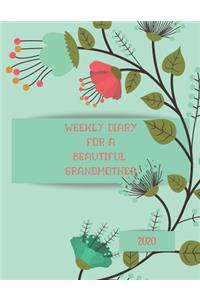 2020 Weekly Diary for my beautiful grandmother