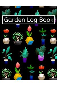 Garden Log Book: Plant Pattern Planting Journal, Gardener Logbook To Record, Track Plants and Projects, Gardening Gifts For Garden Lovers Women, Men, Mom, Dad (8,5" 