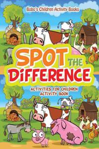 Spot the Difference Activities for Children Activity Book