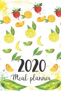 2020 Meal Planner: Plan Your Meals With This Cute Food Journal And Grocery List