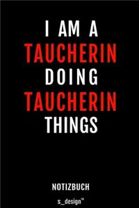 Notizbuch für Taucherin