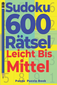 Sudoku 600 Rätsel Leicht Bis Mittel
