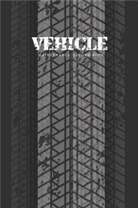 Vehicle maintenance records book