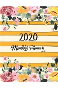 2020 monthly planner jan-dec