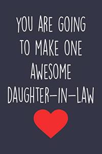 Awesome Daughter In Law Notebook
