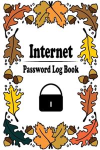 Internet Password Log Book