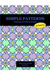 Simple Patterns: Coloring for Brain Health