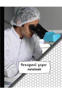Hexagonal paper notebook