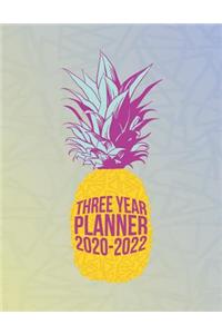 Three Year Planner 2020-2022