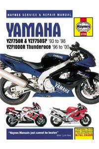 Yamaha YZF750R & YZF1000R Thunderace (93 - 00) Haynes Repair Manual
