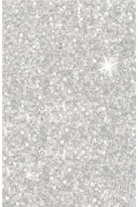 Glitzer Notizbuch Silber