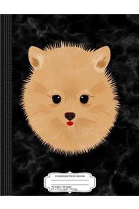 Pomeranian Face Composition Notebook