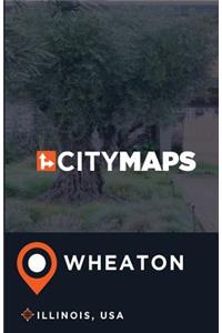 City Maps Wheaton Illinois, USA