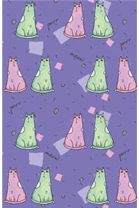 Journal Notebook For Cat Lovers Purr Meow