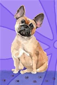 Bullet Journal Notebook for Dog Lovers, French Bulldog Sitting Pretty 5