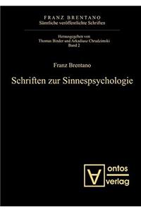 Schriften Zur Sinnespsychologie