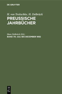 Juli Bis December 1892