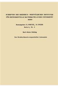 Zur Strukturtheorie sequentieller Automaten