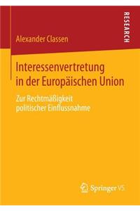Interessenvertretung in der Europäischen Union