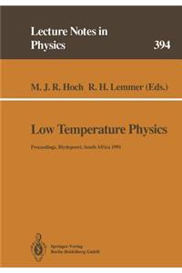 Low Temperature Physics