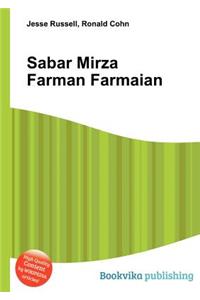 Sabar Mirza Farman Farmaian