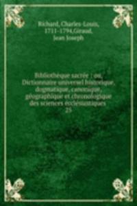 Bibliotheque sacree