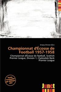 Championnat D' Cosse de Football 1957-1958
