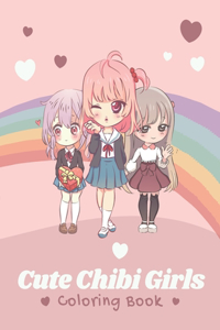 Cute Chibi Girls Coloring Book