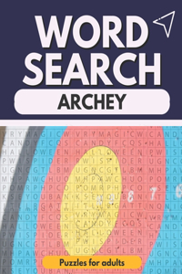 word search Archery Puzzles for adults